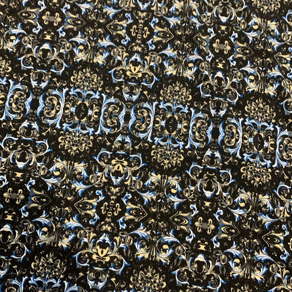 Maxi Dress LuLaRoe X-Small Black On Top With A Floral Skirt Slinky Soft Comfy - Picture 3 of 9